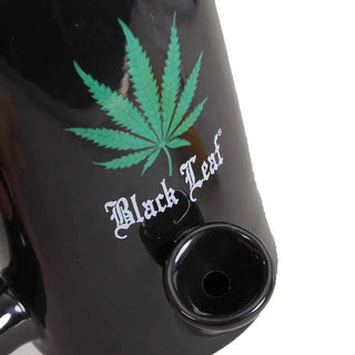 Bong din ceramica 'BLACK LEAF' Wake&Bake | 11,8cm