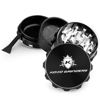 Grinder 'KOZO' Negru | 4-Parti - 50mm