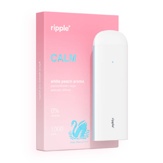 Vapouriser 'RIPPLE+' Peach | For Stress - Nicotine Free