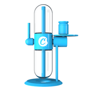 Bong din sticla 'STUNDENGLASS & COOKIES' Gravity Hookah | Albastru - 39cm