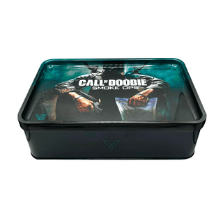 Cutie depozitare & Tava de rulat 'V-SYNDICATE' Call of Doobie | 21x13,5cm