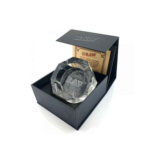 RAW' Glass Ashtray | Crystal - 13cm.