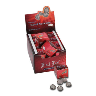 Site metalice 'BLACK LEAF' Conice pentru Bong / Pipa | 12,7mm - x5