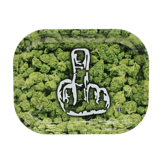 ‘V-SYNDICATE' Rolling Tray Middle Finger | 14x18cm
