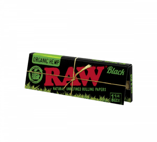 RAW' Black Hemp Papers | 1/4 - x50