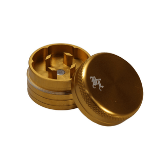 Grinder ‘BLACK LEAF' Mini Gold | 2-Parti - 27mm