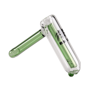 Pipa din sticla ‘BREIT’ cu apa | Pure Green - 12,8cm