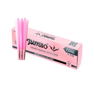 Pre-Rolled Cones 'JUMBO' Pink | 1/4 - x34