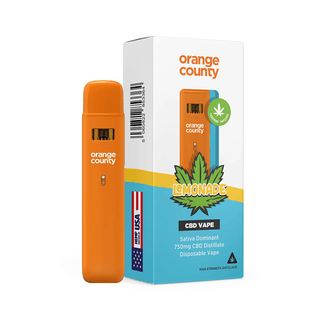 Vaporizator CBD cu terpeni ‘ORANGE COUNTY’ Lemonade | 75% - 1ml