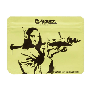 Pungi Zip-Lock ‘G-ROLLZ’ Anti-miros ‘MONA LAUNCHER’ | 80x105mm. – x1