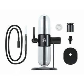STUNDENGLASS' Gravity Hookah Glass Bong | Black - 39cm.