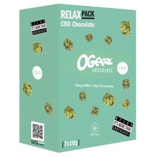 Ciocolata 'OGEEZ' Relax Pack | 7x10gr. - 15mg. CBD