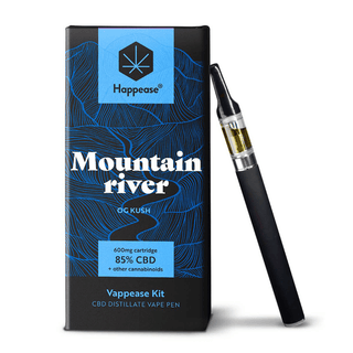 Vaporizator CBD cu terpeni 'HAPPEASE' OG Kush | 85% - 0,6ml
