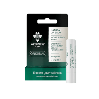 Balsam de buze cu CBD 4% 'WEEDNESS CBD' cu efect hidratant 'ORIGINAL' | 200mg. - 5,5ml