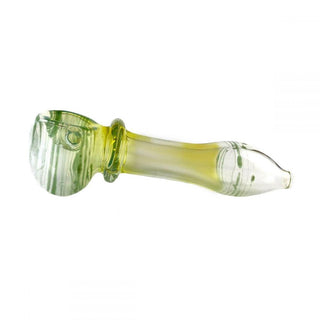 Pipa din sticla 'FRAMES' Green | 12cm
