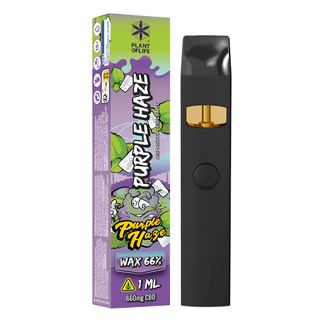 Vaporizator CBD cu terpeni ‘PLANT OF LIFE’ Purple Haze | 66% - 1ml