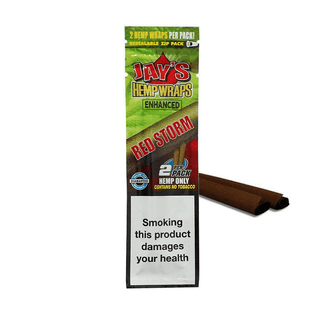 ‘JUICY’ Hemp Blunt Wraps with Terpenes | Red Storm - x2
