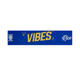 VIBES' Rice Rolling Papers | King Size Slim - x33