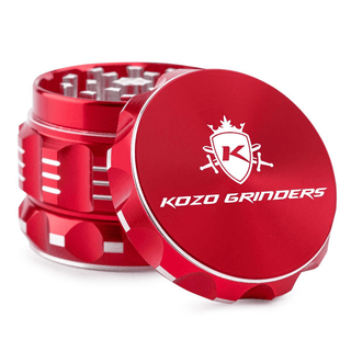 Grinder 'KOZO' Rosu | 4-Parti - 50mm