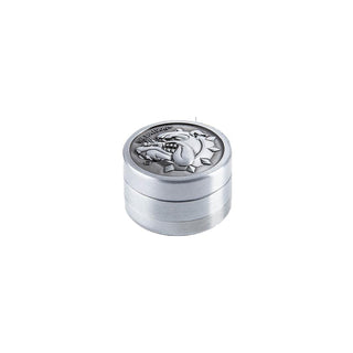 Grinder 'THE BULLDOG' Silver Metal | 3-Part - 40mm