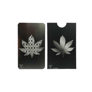 ‘V-SYNDICATE' Silver Leaf Card Grinder
