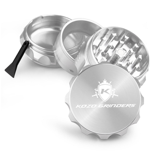 Grinder 'KOZO' Silver | 4-Part - 50mm.