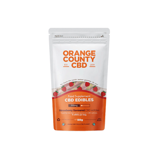 CBD Gummies ‘ORANGE COUNTY’ Strawberries | 200mg CBD – 50g.