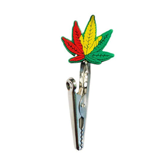 Cigarette Holder 'RASTA WEED LEAF' | Tweezers