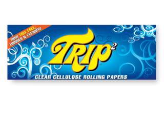 TRIP' Transparent Papers | King Size Slim - x40