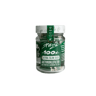‘PURIZE’ Activated Carbon Filters ‘EXTRA SLIM’ Green | 6mm – x100