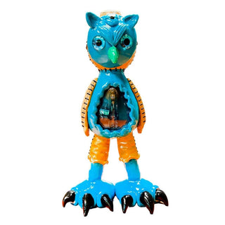 Bong din sticla 'URBAN CREW' Blue Bird Clay | 20cm