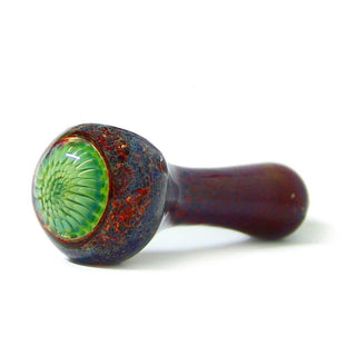 Pipa din sticla 'ABSTRACT' Cool Vortex | Red - 13cm