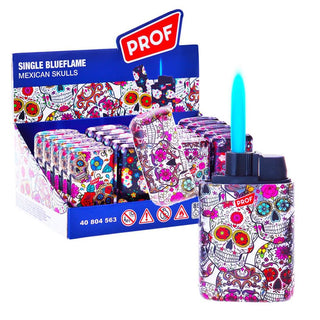 Bricheta 'BLUE FLAME' Anti-Vant | Mexican Skulls