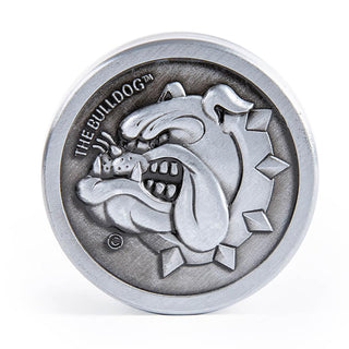 Grinder 'THE BULLDOG' Silver Metal | 3-Parti - 40mm