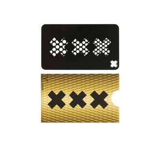 ‘V-SYNDICATE' Black XXX Card Grinder