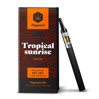 Vaporizator CBD cu terpeni ‘HAPPEASE’ Zkittlez | 85% - 0,6ml
