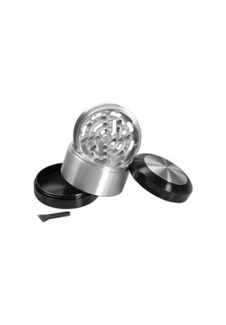 Grinder 'TARGET' Silver | 4-Parti - 63mm